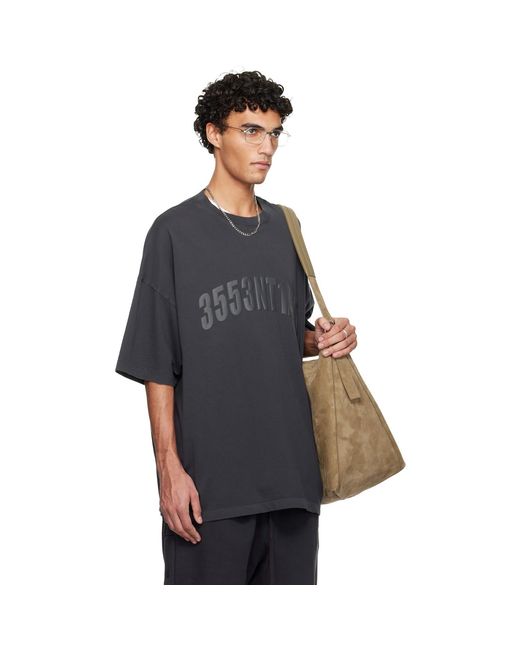 Fear Of God Black Holiday 'Los Angeles' 90S T-Shirt for men