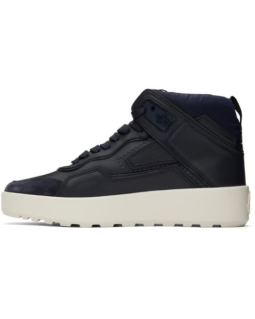 Moncler Black Promyx Space High Sneakers for men