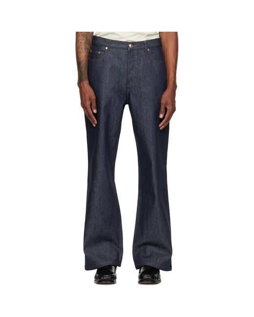 A.P.C. Blue Aaron Jeans for men
