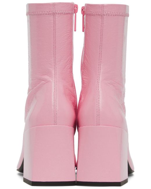 Courreges Pink Heritage Boots