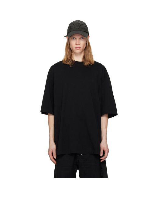 Det Blev Sent Black Oversized T-Shirt for men