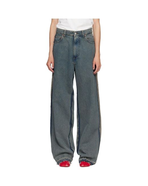 MM6 by Maison Margiela Gray 5-Pocket Jeans