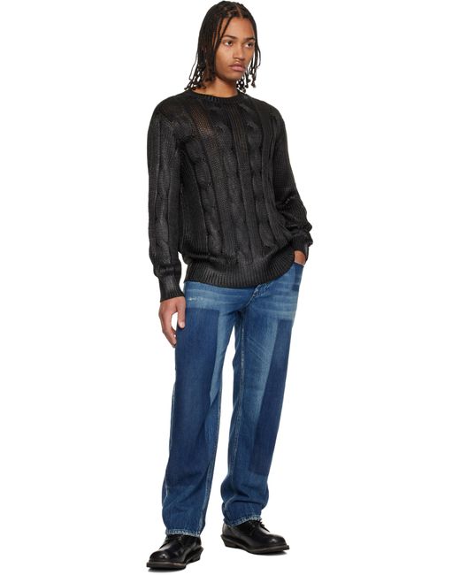 DIESEL Black K-Michiu Sweater for men