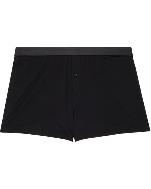 CDLP Black Three-Pack Boxers for men