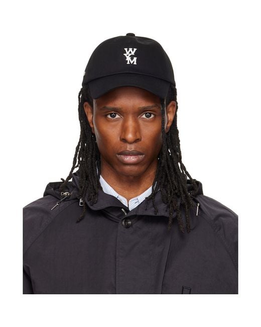 Wooyoungmi Black Logo Ball Cap for men