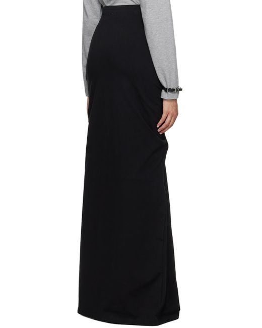 Y. Project Black Wire Wrap Maxi Skirt