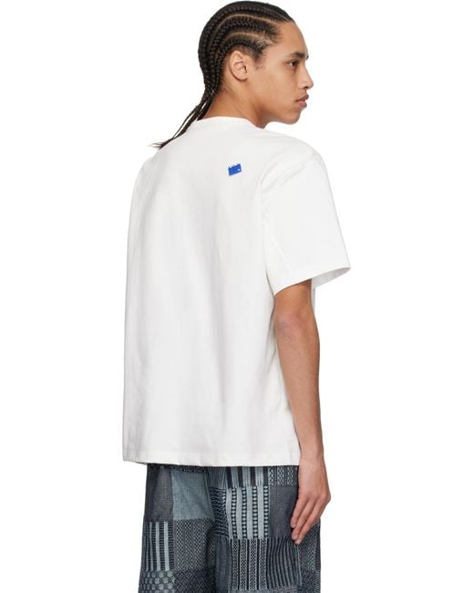 Adererror White Significant Trs Tag 06 T-Shirt for men