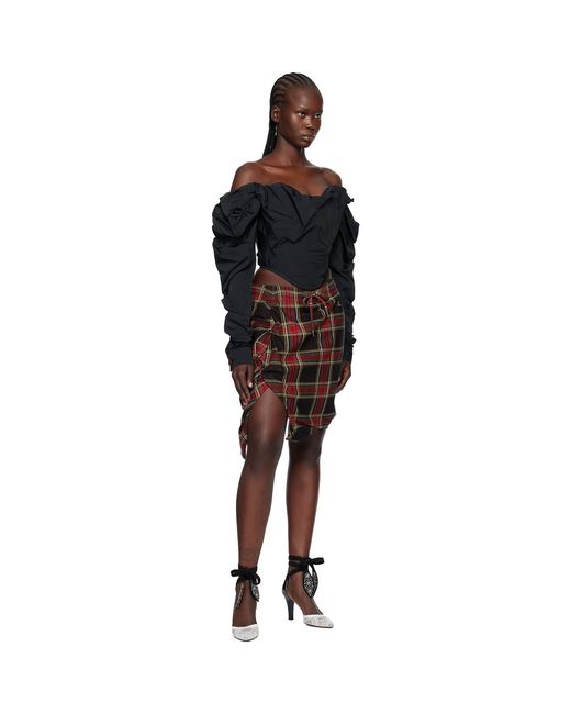 Vivienne Westwood Black Ls Sunday Corset Top