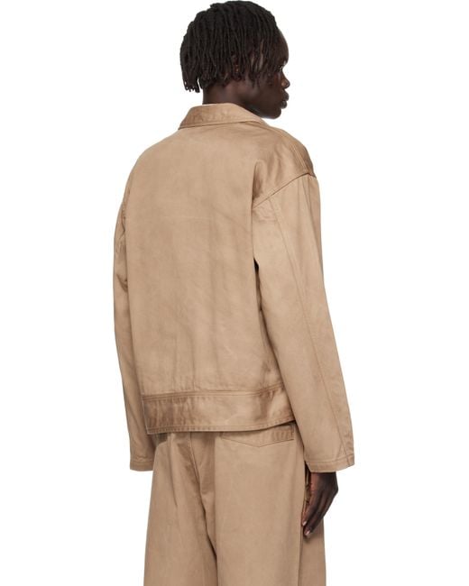 TAIGA TAKAHASHI Natural Lot. 324 Usmd Convalescent Jacket for men