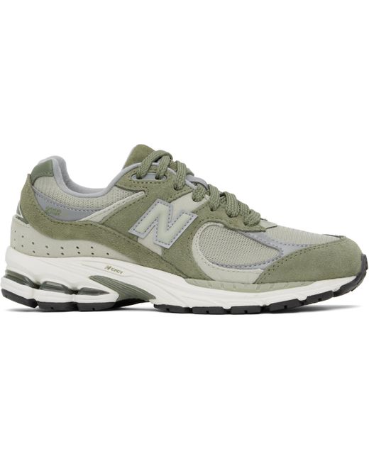 メンズ New Balance カーキ 2002R スニーカー Black