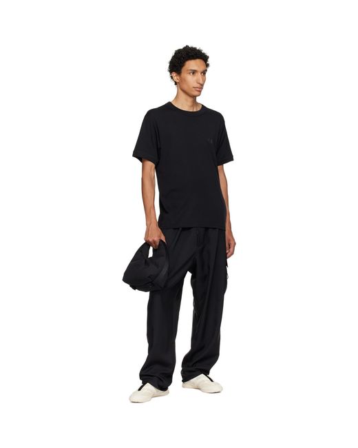 Y-3 Black Crescent Bag for men