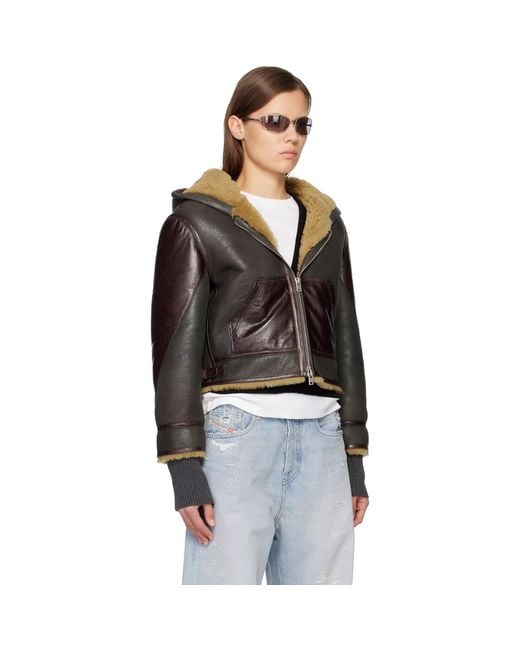 Acne Black Shearling Jacket