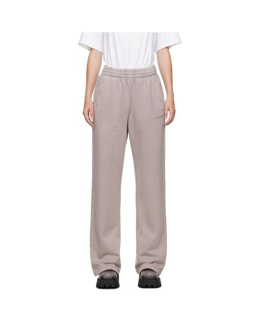 we11done Multicolor Subtle Distressed Sweatpants