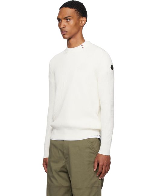 Moncler Multicolor Off- Crew Neck Sweater for men