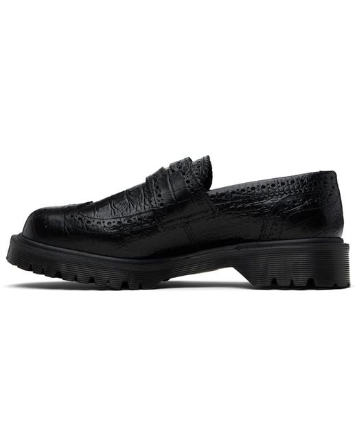 Dr. Martens Black Penton Loafers for men