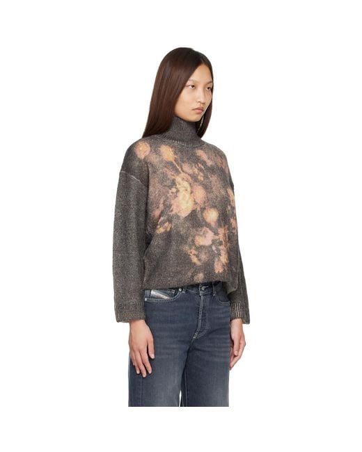 DIESEL Brown M-Ciura Turtleneck