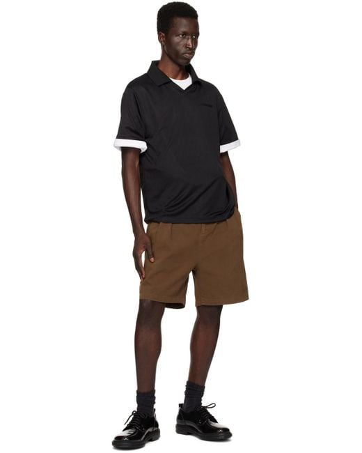 メンズ Han Kjobenhavn ブラック Football ポロシャツ Black