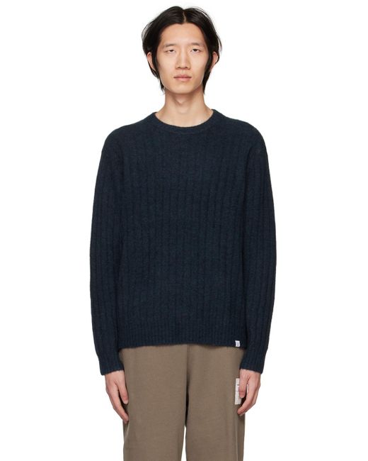 Norse Projects Blue Sigf Sweater for men