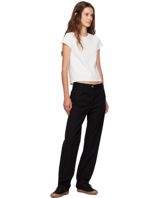 The Row ホワイト Tori Tシャツ Black