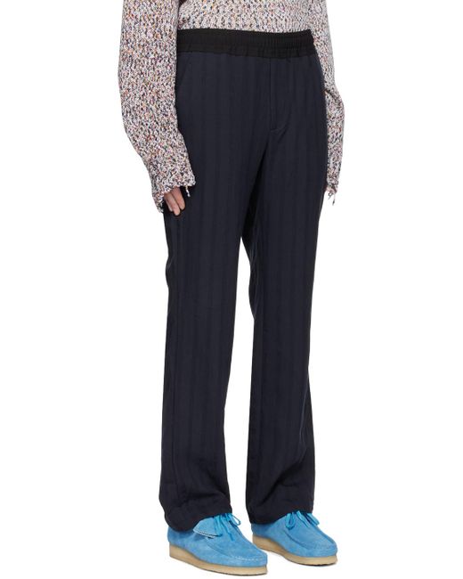 Schnayderman's Blue Pop Trousers for men