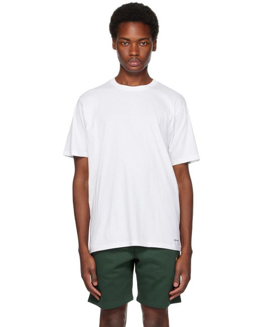 メンズ Carhartt ホワイト Standard Tシャツ 2枚セット White