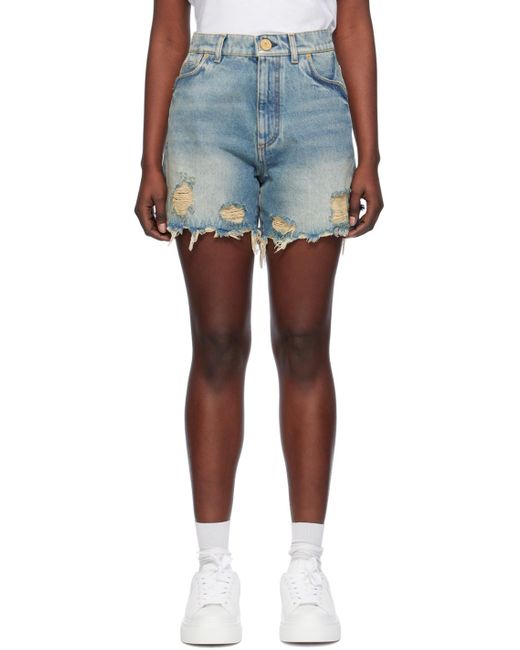 Balmain Blue Pants & Shorts