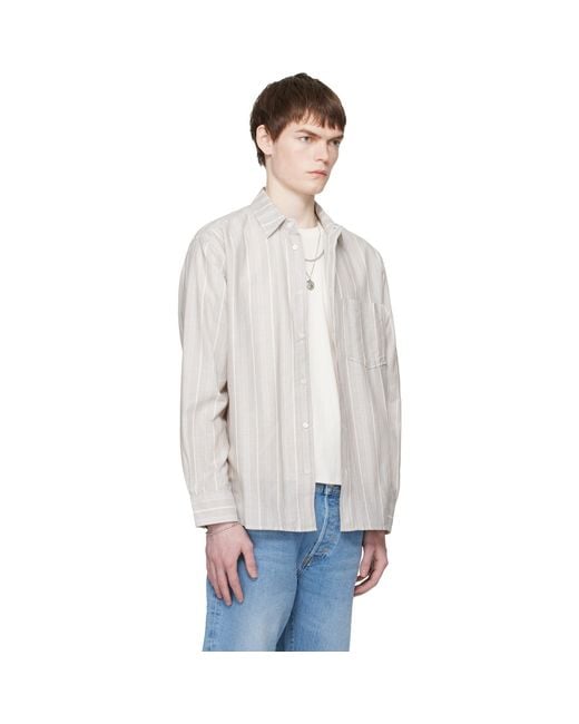 Jeanerica White Byron Shirt for men