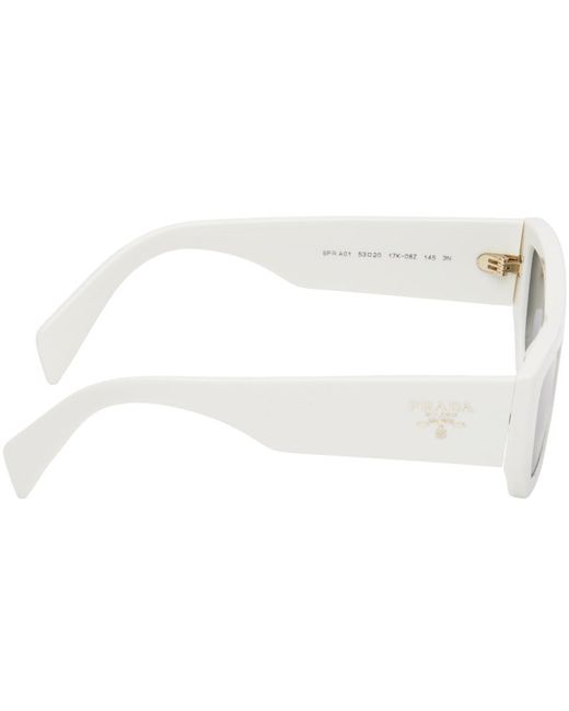 Prada White Logo Sunglasses