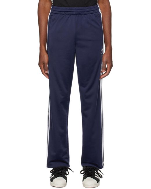 Adidas Originals Blue Navy Adicolor Classics Firebird Track Pants for men