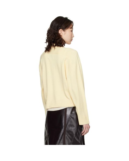 Loulou de Saison Black Off- Homere Lds Cashmere Polo Sweater
