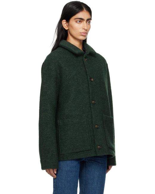【関税込み】A.P.C. グリーン Thais ジャケット A.P.C.のグリーン Thais ジャケットがセール中