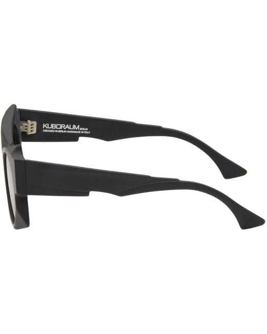 Kuboraum Black U5 Sunglasses for men