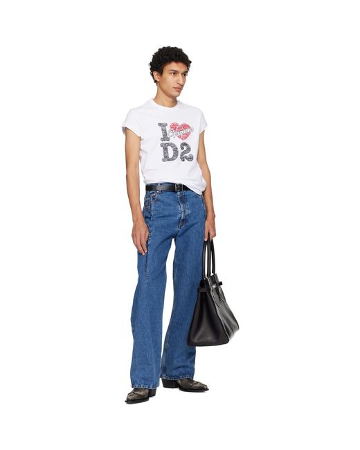 DSquared² Black Twin Shopping Tote for men