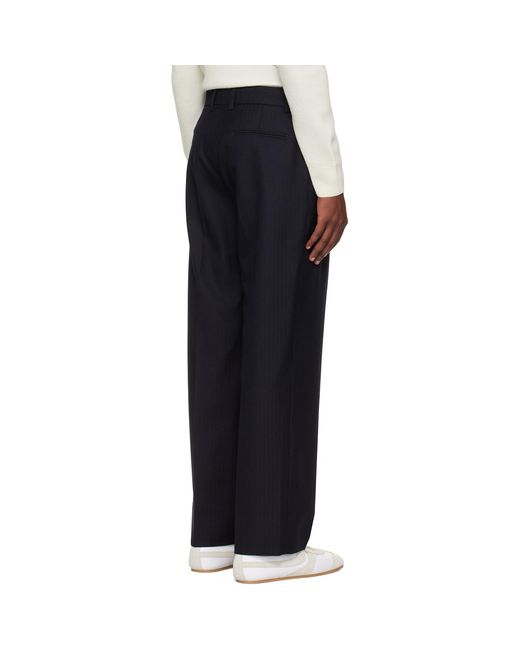 Studio Nicholson Black Selby Trousers for men