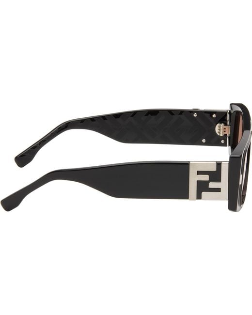 Fendi Pink Ff Squared Sunglasses