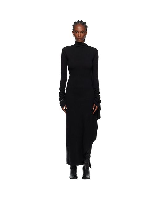 ann demeulemeester black dress ANN DEMEULEMEESTER
