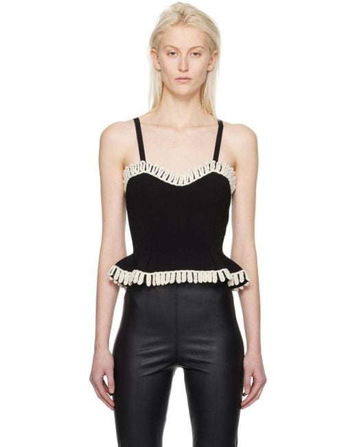 By Malene Birger Black By Maene Birger Kyee Top Back