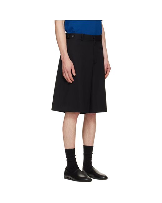 Helmut Lang Black Wardrobe Shorts for men