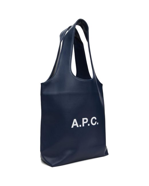 A.P.C. Blue Ninon Small Tote for men
