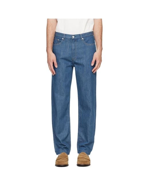 A.P.C. Blue Martin Jeans for men