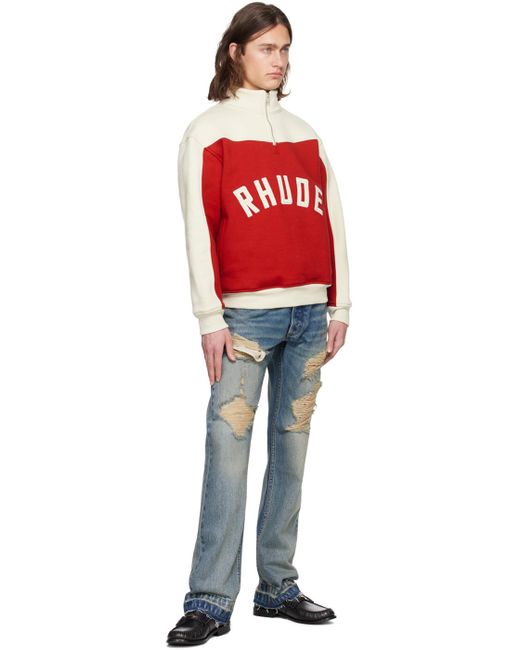 RHUDE Racing ニットセーター レッド RHUDE Racing ニットセーター レッド