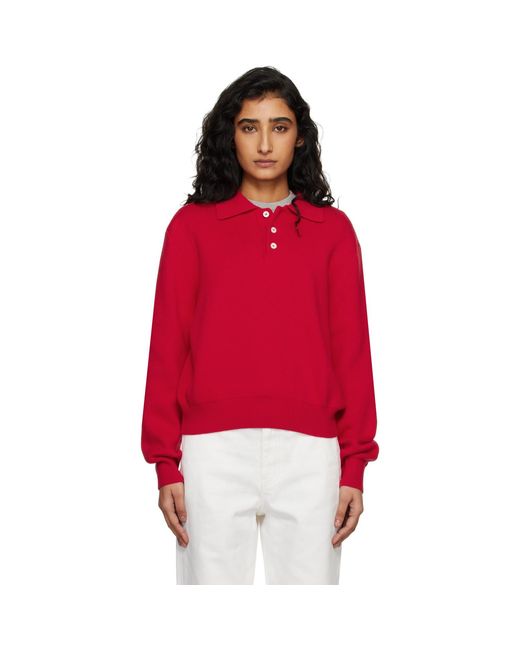 DUNST Cashmere Collared Sweater Polo