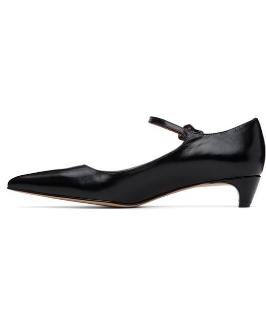 ShuShu/Tong Black Low-Heel Mary Jane Heels