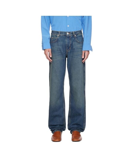 Isabel Marant Blue Lewys Jeans for men