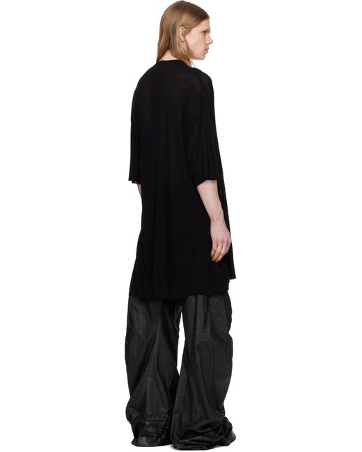 Julius Black Anima Drape T-Shirt for men