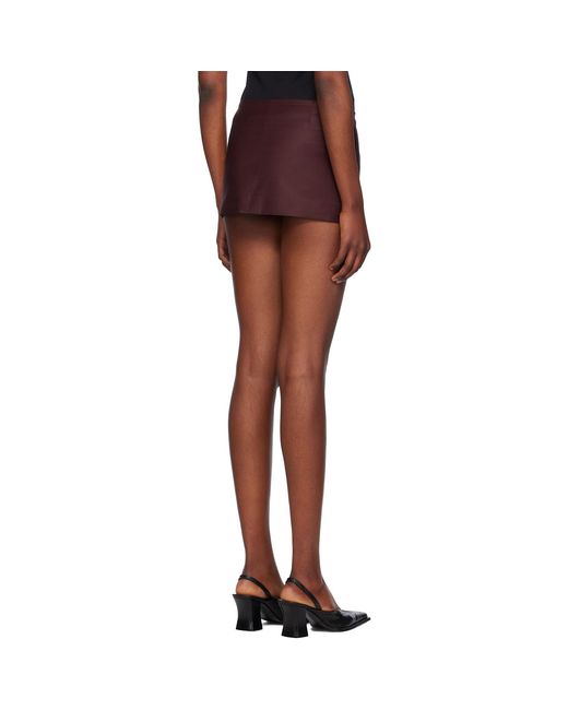 AYA MUSE Red Salas Miniskirt