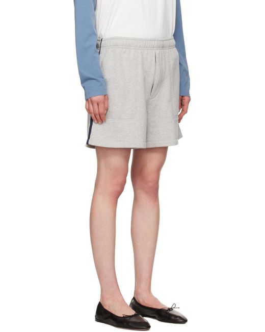 Bode Black Crew Sweat Shorts
