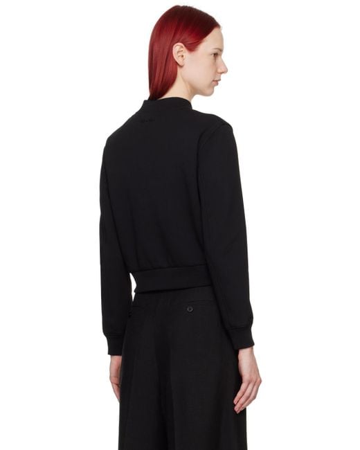 Max Mara Barbano ボンバージャケット Black