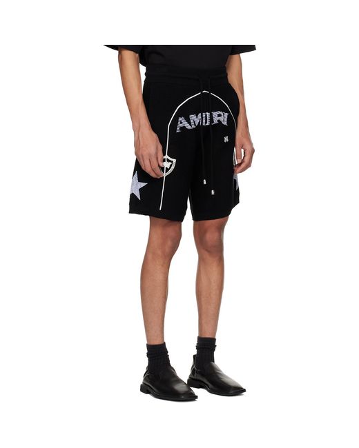 Amiri Black Sport Shorts for men