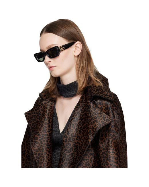 Gucci Brown Cat-Eye Frame Sunglasses